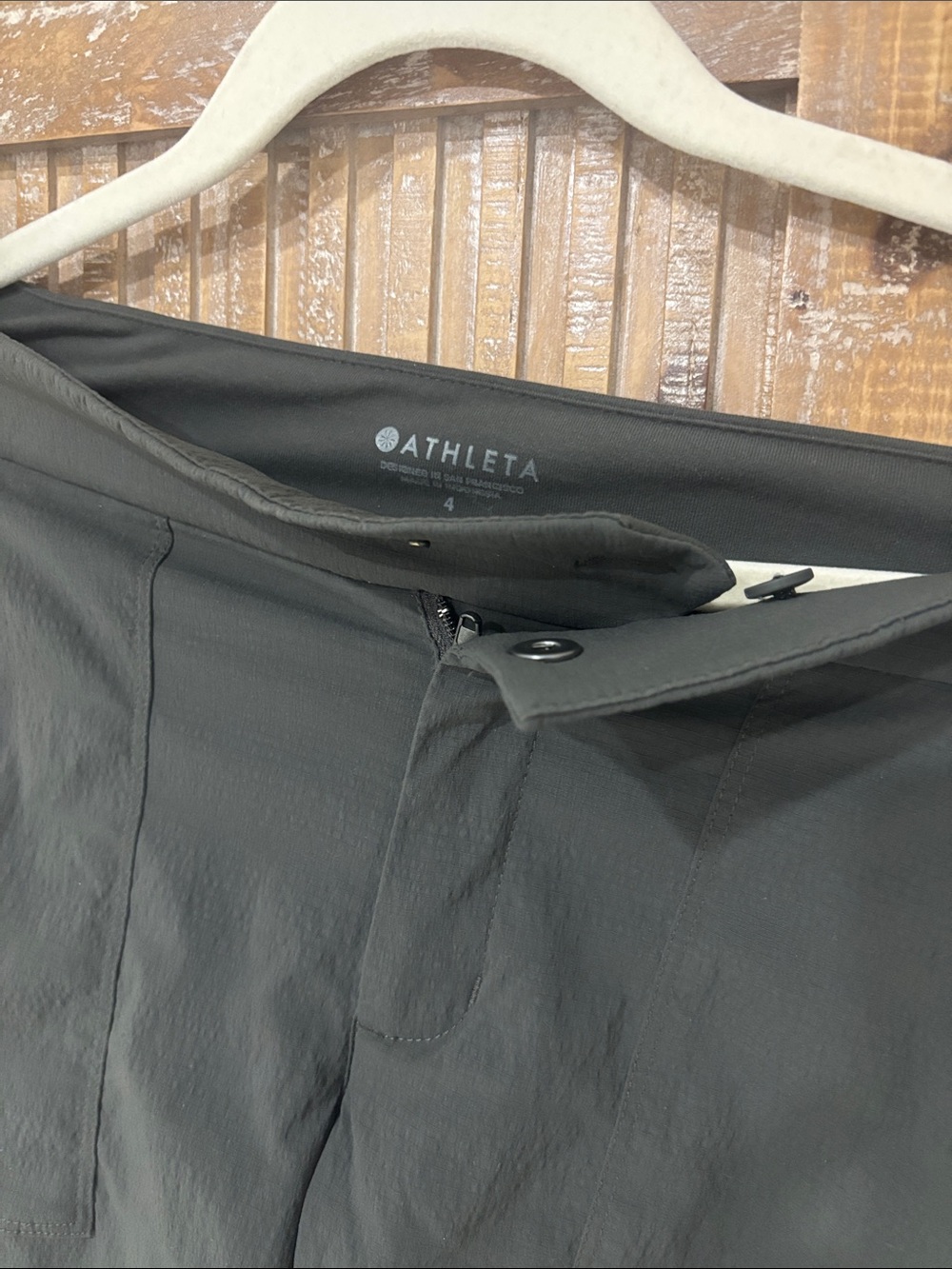 Athleta Black Slim Active Trousers